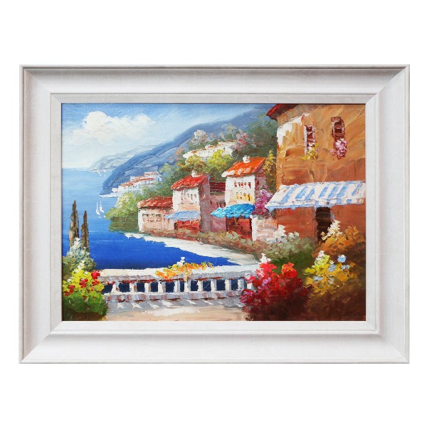 Oil Painting Frame-กรอบรูปภาพสีน้ำมัน-ภาพสีน้ำมัน-Custom Framing-Oil Painting